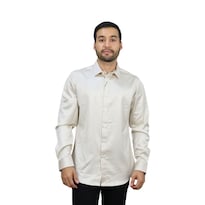 Camisa Caballero Mx058 Beige Para Hombre