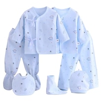 Conjunto Para Recién Nacido Elephant Eo Safe Imports Esi-22994 Azul 7 Piezas