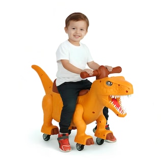Foto 1 | Foto 1 | Dinosaurio Montable Carrito Montable Zomilux Naranja Niño