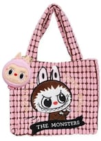 Bandolera de Lona Xtellar Labubu Rosa