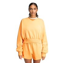 Sudadera Soft Lux Holgada Adidas Naranja Mujer