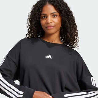 Foto 5 | Foto 5 | Sudadera Essentials 3 Franjas Tela French Terry Adidas Negro Mujer