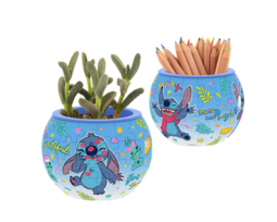 Rompecabezas 3d Maceta Stitch | Colección Exclusiva Disney | 80 Piezas | De Plástico | La Casa De La Educadora