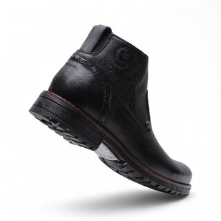 Foto 3 | Foto 3 | Botines Piel Golden Shoes 0105 Negro Casual