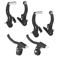 Kit Freno V-brake Para Bicicleta Negro Plastificado S Shine