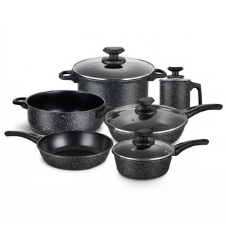 Foto 1 | Foto 1 | Set De Ollas Sartenes Y Hervidor De Acero De Carbono