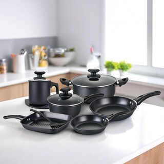 Foto 5 | Foto 5 | Set De Ollas Sartenes Y Hervidor De Acero De Carbono