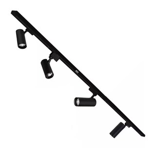 Foto 1 | Foto 1 | Lámpara De Riel Dirigible Led 30w 4 Spots 6000k Luz Frío 2m Eo Safe Imports Esi-23031 Negro