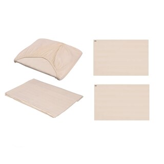 Foto 1 | Foto 1 | Juego De Sabanas Matrimonial 2 800 Hilos 4 Pzs Eo Safe Imports Esi-23020 Beige