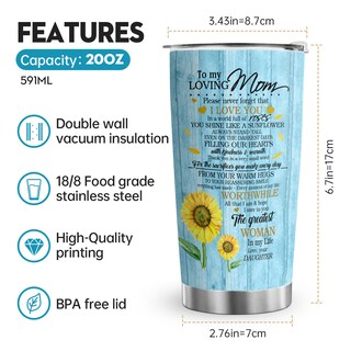 Foto 2 | Foto 2 | Taza De Café Tumbler Oasisdream De Acero Inoxidable 600 Ml - Venta Internacional.