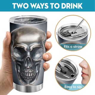 Foto 4 | Foto 4 | Taza De Viaje Oasisdream Vaso De Acero Inoxidable 600 Ml Con Tapa