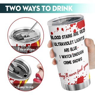 Foto 5 | Foto 5 | Vaso Oasisdream De Acero Inoxidable De 600 Ml Con Estampado De Sangre