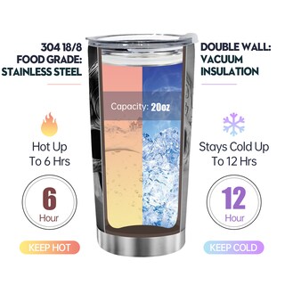 Foto 4 | Foto 4 | Vaso Oasisdream Oasisdream De Acero Inoxidable De 600 Ml Con Estampado De Calaveras