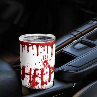 Foto 3 | Foto 3 | Taza De Viaje Oasisdream Vaso De 600 Ml Con Estampado De Manchas De Sangre - Venta Internacional.