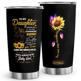 Foto 1 | Foto 1 | Taza De Café Oasisdream 600 Ml Acero Inoxidable Diseño De Girasol