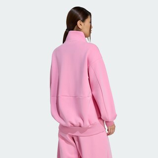 Foto 3 | Foto 3 | Sudadera Holgada con Cierre Frontal Soft Lux Adidas Rosa para Mujer