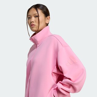 Foto 4 | Foto 4 | Sudadera Holgada con Cierre Frontal Soft Lux Adidas Rosa para Mujer