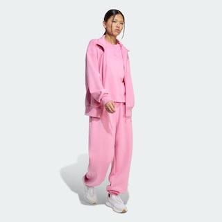 Foto 6 | Foto 6 | Sudadera Holgada con Cierre Frontal Soft Lux Adidas Rosa para Mujer