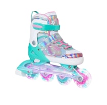 Patines en Línea Ajustables Verdes para Niña