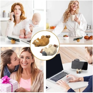 Foto 3 | Foto 3 | Soporte para Celular Gatito Eo Safe Imports Blanco