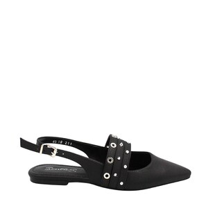 Foto 1 | Foto 1 | Balerina Destalonada Puntal Con Triple Tira Con Aplicaciones Metálicas Senties Marlen