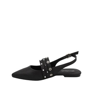 Foto 4 | Foto 4 | Balerina Destalonada Puntal Con Triple Tira Con Aplicaciones Metálicas Senties Marlen