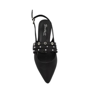 Foto 5 | Foto 5 | Balerina Destalonada Puntal Con Triple Tira Con Aplicaciones Metálicas Senties Marlen