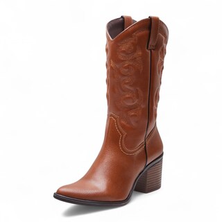 Foto 3 | Foto 3 | Botas Vaqueras Suzy Love 6004 Cognac Dama