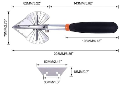 Foto 2 | Foto 2 | Cortador Inglete Xtellar Multiangle 45°-135° Alicates Corte Angulo