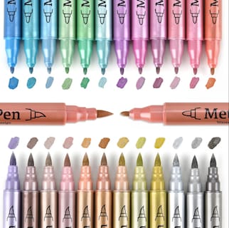 Foto 1 | Foto 1 | 24colores Marcadores Metálico Modelo Rosa