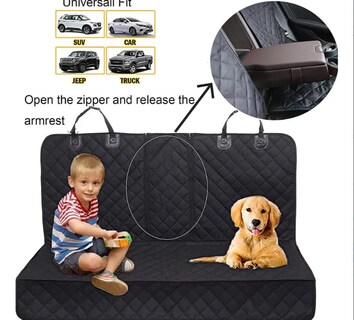 Foto 3 | Foto 3 | Cubre Asiento De Carro Para Perro Protector Modelo Negro