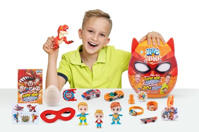 Foto 3 | Foto 3 | Huevo Sorpresa Zuru Vlad Y Niki Ataque Del Dino Superhéroe Con Más De 20 Sorpresas - Venta Internacional.