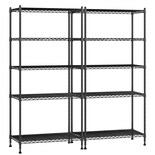 Estantes De Almacenamiento Romorgniz Ajustables De Metal 5 Niveles 1010 Libras - Venta Internacional.