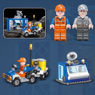 Foto 2 | Foto 2 | Lanzamiento Espacial Estilo Lego Cm-top Cohete Y Base Espacial