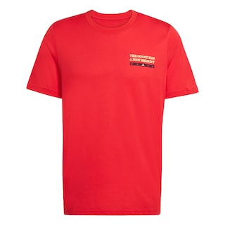 Foto 2 | Foto 2 | Playera Graphic Padel Wanted Adidas Rojo Hombre