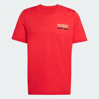 Foto 7 | Foto 7 | Playera Graphic Padel Wanted Adidas Rojo Hombre