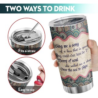 Foto 5 | Foto 5 | Taza De Viaje Oasisdream Vaso De Acero Inoxidable 600 Ml Con Tapa