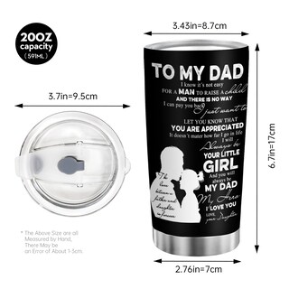 Foto 2 | Foto 2 | Vaso Oasisdream De Acero Inoxidable De 600 Ml Para Papá