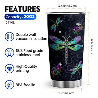 Foto 2 | Foto 2 | Taza De Café Oasisdream 600 Ml Acero Inoxidable