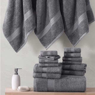 Foto 5 | Foto 5 | Juego De Toallas De Baño Lane Linen 100% Algodón 6 Unidades Color Gris Frío - Venta Internacional.