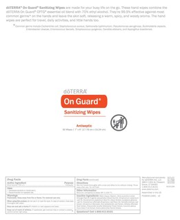 Foto 6 | Foto 6 | Toallitas Para Manos Doterra On Guard 50 Toallitas Paquete De 2 - Venta Internacional.