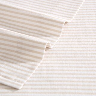 Foto 3 | Foto 3 | Sábanas De Franela Laura Ashley De Tamaño Completo Con Rayas De Oxfordshire - Venta Internacional.