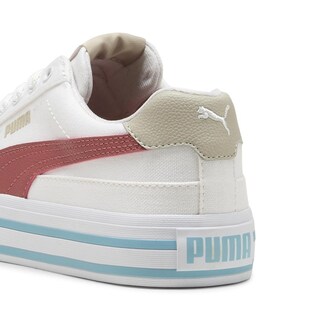 Foto 5 | Foto 5 | Tenis Puma Court Classic Vulc Formstrip Jr Para Niña Rosa