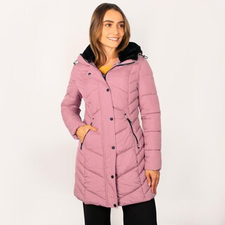 Foto 3 | Foto 3 | Chamarra Larga Capitonada Greenlander Púrpura para Mujer