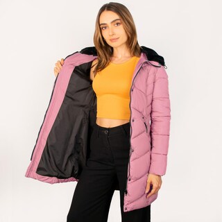 Foto 4 | Foto 4 | Chamarra Larga Capitonada Greenlander Púrpura para Mujer