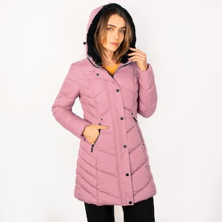 Foto 6 | Foto 6 | Chamarra Larga Capitonada Greenlander Púrpura para Mujer