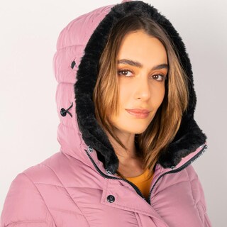 Foto 7 | Foto 7 | Chamarra Larga Capitonada Greenlander Púrpura para Mujer