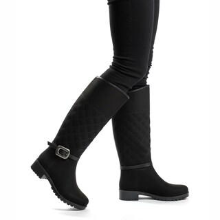 Foto 6 | Foto 6 | Bota De Lluvia Para Dama 4534 Durazno Negro Ulän