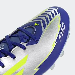 Foto 7 | Foto 7 | Calzado De Fútbol F50 Club Messi Firme/multi-terreno Adidas Plata Unisex