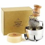 Brocha de Afeitar Anbbas Pure Badger Hair con Jabón y Soporte - Venta Internacional